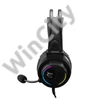 HDS White Shark WOLF GH-2044 gamer fejhallgató mikrofonnal - fekete