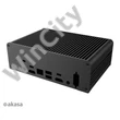 HÁZ Akasa Newton CTN - Compact Ali fanless case for NUC 11 Pro Core i3 - A-NUC75-M1B