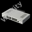 MikroTik 2004-16G-2S+PC passzív hűtéssel, 16x gigabit RJ45 port, 2x SFP+ 10G port, 4GB RAM