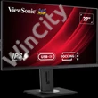 Mon ViewSonic 27" VG2756-2K 2560x1440 USB-C 60Hz - Pivot - IPS