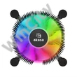 FAN Akasa Vegas Chroma iLG - Intel LGA1700 alacsony profilú CPU-hűtő, aRGB - AK-CC6615BP01