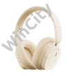 HDP Baseus Bowie H1i Noise Cancelling Wireless Headphones vezeték nélküli fejhallgató, fehér