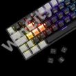 BILL White Shark GK-002113V2-B-G/R-HU WAKIZASHI-2 vezetékes mechanikus gamer billentyűzet - fekete - HU