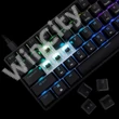 BILL White Shark GK-004131B/BR-US SHINOBI-2 vezetékes mechanikus gamer billentyűzet - fekete - US