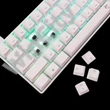 BILL White Shark GK-004231W/BR-US SHINOBI-2 vezetékes mechanikus gamer billentyűzet - fehér - US