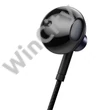 Baseus Encok H19 Wired Earphones 3,5 mm jack mikrofonos fülhallgató, fekete