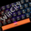 BILL Baracuda BGK-03121B/BL-US DOLPHIN-B - Mechanikus gamer billentyűzet kék kapcsolóval - Fekete - US