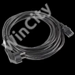 Lanberg CEE 7/7->IEC 320 C13 tápkábel, 5 m, VDE, fekete