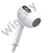 Baseus Encok H17 Wired Earphones 3,5 mm jack mikrofonos fülhallgató, fehér