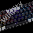BILL White Shark GK-002123V2-B-G/BL-HU WAKIZASHI-2 vezetékes mechanikus gamer billentyűzet - fekete/szürke - HU /kék/