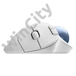 Mouse Logitech ERGO M575S - Off-White + Blue Ball