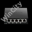 D-LINK Switch 5x1000Mbps (4xPOE+) Fémházas Asztali, DGS-1005P/E