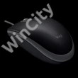 LOGITECH Egér - B110 Vezetékes Optikai Silent, Fekete