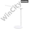 COLORWAY Asztali LED lámpa beépített akkumlátor, dönthető, 3200-4300-6500k, 300 lm, fehér (CW-DL02B-W)