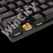WHITE SHARK COMMANDOS mechanikus (red switch) gamer billentyűzet (angol), fekete
