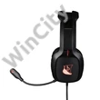 KONIX - DRAKKAR PC Mistlur 2.0 Fejhallgató Vezetékes Gaming Stereo Mikrofon, Fekete