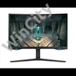 SAMSUNG Ívelt Gaming&Smart 240Hz VA monitor 27" G65B, 2560x1440, 16:9, 350cd/m2, 1ms, DP/2xHDMI/2xUSB/LAN/WiFi/BT, Pivot