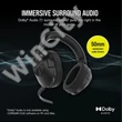 CORSAIR Vezeték Nélküli Headset, HS55 WIRELESS Gaming, 7.1 Hangzás, fekete
