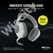 CORSAIR Vezeték Nélküli Headset, HS55 WIRELESS Gaming, 7.1 Hangzás, fehér