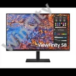 SAMSUNG IPS monitor 32" S80PB, 3840x2160, 16:9, 350cd/m2, 5ms, DisplayPort/HDMI/3xUSB/USB-C/LAN, Pivot