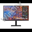 SAMSUNG IPS monitor 27" S8, 3840x2160, 16:9, 350cd/m2, 5ms, HDMI/DisplayPort/3xUSB/USB-C/LAN, Pivot