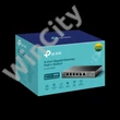 TP-LINK Switch 6x1000Mbps(3xPOE+ + 1xPOE++) Fémházas Asztali, TL-SG1006PP