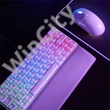 URAGE by HAMA 217829, GAMING URAGE EXODUS 760TKL MECHANIKUS MINI BILLENTYŰZET, RGB, RED SWITCH, FEHÉR