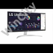 LG IPS monitor 29" 29WQ600-W, 2560x1080, 21:9, 250cd/m2, 1ms, HDMI/DisplayPort/USB-C, hangszóró
