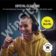 CORSAIR Vezetékes Headset, HS55 Gaming, Ultrakönnyű, Jack dugós, fekete