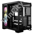 CORSAIR Ház iCUE LINK 6500X RGB, 3x iCUE LINK RX120 RGB Ventilátor, Tápegység nélkül, Edzett Üveg, fekete