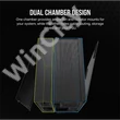 CORSAIR Ház 6500D AIRFLOW Dual Chamber, Tápegység nélkül, Edzett Üveg, fekete