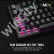 CORSAIR Vezetékes Billentyűzet Gaming, K70 CORE RGB, Mechanikus, MLX Red switch, 104 gombos, US, fekete