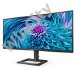 PHILIPS monitor 34" 346E2LAE 3440x1440, 21:9, 300cd/m2, 4ms, HDMI/4xUSB/USB-C, hangszóró, áll. magasság