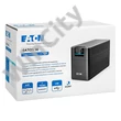 EATON UPS 5E700UD, 5e Gen2, IEC, 700VA, 360W, Input: Schuko, Outputs: (2) DIN, Line-interaktív szünetmentes, AVR, torony