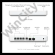 UBiQUiTi Vezetékes Router Gateway 4x2,5Gbit + 1x10Gbps SFP+ (LAN) + 1x10Gbit (SFP+/LAN) (WAN), Asztali - UXG-FIBER