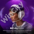 CORSAIR Vezeték Nélküli Headset, VOID v2 Wireless Gaming Headset, Dolby Atmos, fehér