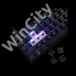 WHITE SHARK GK-004111B/R-US SHINOBI-2/B-R-US mech. bill. 61 piros gomb,fekete,angol