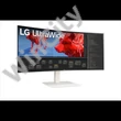 LG ívelt 144Hz monitor 38" 38WR85QC,3840x1600,21:9,450cd/m2,1ms,HDMIx2/Displayport/USBx4/USB-C/RJ45