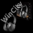 LOGILINK BT 6.0 Sound Wave Headset, ANC, 3.5 mm AUX, 15-hour battery life, Black