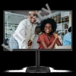 AOC IPS monitor 27" Q27E4U 2560x1440, 16:9, 350cd/m2, 4ms, HDMI/DisplayPort/4xUSB, hangszóró, 120 Hz, áll.mag., pivot
