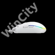 BARACUDA BGM-112W CRAB-W vezetékes gamer egér, 3600dpi, fehér