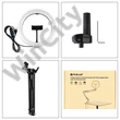 Puluz asztali állvány / állvány LED kliphez 26cm vlog / stream telefonon PKT3090B