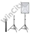 Stúdió szett Puluz LED softbox 50x70cm, állvány, LED izzó 1 db PU5070EU