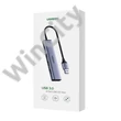 UGREEN 5 az 1-ben adapter, USB 4x USB 3.0 (szürke)