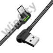 USB to USB-C cable Mcdodo CA-5280 LED, 1.8m (black)