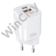 Wall Charger Choetech, 33W, PD5006 A+C dual port (white)