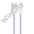 Baseus Dynamic 2 USB - Lightning töltőkábel, 2,4A, 2m (lila)