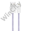 Baseus Dynamic 2 USB - Lightning töltőkábel, 2.4A, 1m (lila)