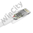 USB to Lightning cable Choetech IP0026, MFi,1.2m (white)