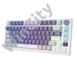 Wireless mechanical keyboard Royal Kludge RKM75 RGB, Silver switch (blue)